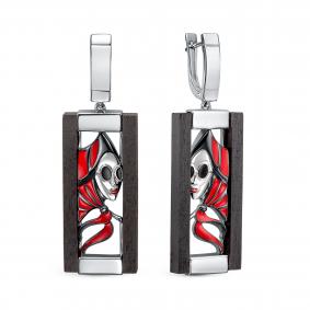 Серебряные серьги KABAROVSKY с дерево грабом K2-213-80001 K2-213-80001 фото