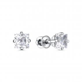 Серебряные серьги KABAROVSKY K2-227-2500 с топазом K2-227-2500 фото