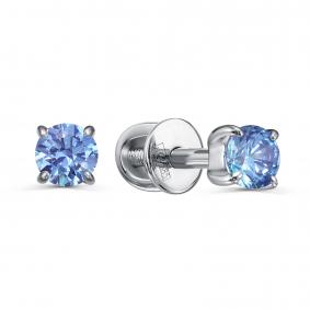 Серебряные серьги KABAROVSKY K2-234-25000 с Swarovski K2-234-25000 фото