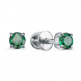 Серебряные серьги KABAROVSKY K2-234-40400 с Swarovski K2-234-40400 фото