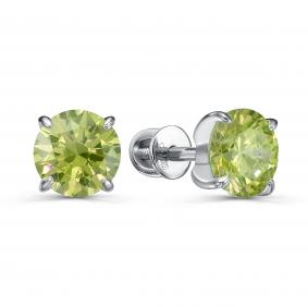 Серебряные серьги KABAROVSKY K2-235-40400 с фианитом K2-235-40400 фото