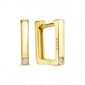 Серебряные серьги KABAROVSKY K2-7000-7987 с фианитом K2-7000-7987 фото