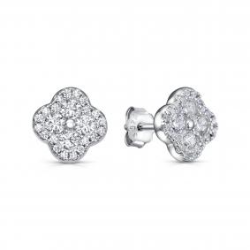 Серебряные серьги KABAROVSKY K2-7003-7900 с фианитом K2-7003-7900 фото