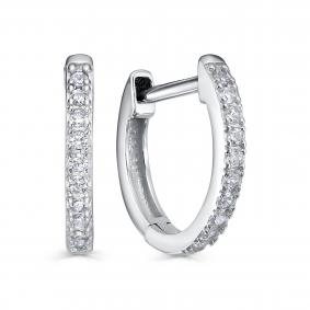 Серебряные серьги KABAROVSKY K2-7011-7900 с фианитом K2-7011-7900 фото