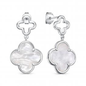 Серебряные серьги KABAROVSKY K2-7017-6200 с перламутром K2-7017-6200 фото