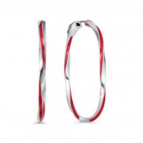 Серебряные серьги KABAROVSKY K2-7034-0018 с эмалью K2-7034-0018 фото