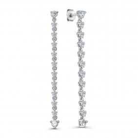 Серебряные серьги KABAROVSKY K2-7036-7900 с фианитом K2-7036-7900 фото