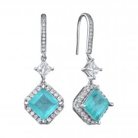 Серебряные серьги KABAROVSKY K2-9076-63000 с фианитом K2-9076-63000 фото