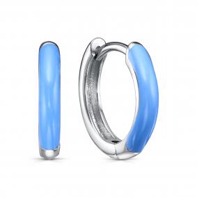 Серебряные серьги KABAROVSKY K2-9136-0005 с эмалью K2-9136-0005 фото