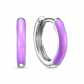 Серебряные серьги KABAROVSKY K2-9136-0026 с эмалью K2-9136-0026 фото