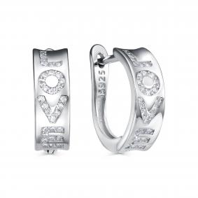 Серебряные серьги KABAROVSKY K2-9164-7900 с фианитом K2-9164-7900 фото