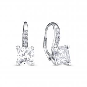 Серебряные серьги KABAROVSKY K2-9165-7900 с фианитом K2-9165-7900 фото