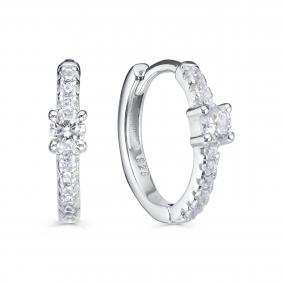 Серебряные серьги KABAROVSKY K2-9167-7900 с фианитом K2-9167-7900 фото