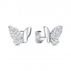 Серебряные серьги KABAROVSKY K2-9182-7900 с фианитом K2-9182-7900 фото