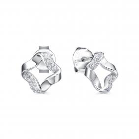 Серебряные серьги KABAROVSKY K2-9183-7900 с фианитом K2-9183-7900 фото
