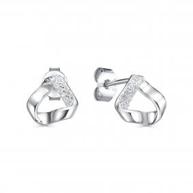 Серебряные серьги KABAROVSKY K2-9184-7900 с фианитом K2-9184-7900 фото