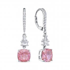 Серебряные серьги KABAROVSKY K2-9185-41700 с фианитом K2-9185-41700 фото