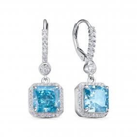 Серебряные серьги KABAROVSKY K2-9187-41100 с фианитом K2-9187-41100 фото