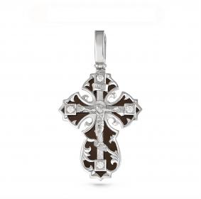 Серебряная подвеска KABAROVSKY K3-075-8102 с эмалью и Swarovski K3-075-8102 фото