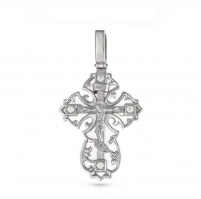 Серебряная подвеска KABAROVSKY K3-075-8110 с эмалью и Swarovski K3-075-8110 фото