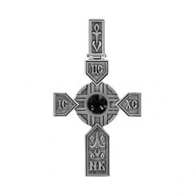 Подвеска из черненого серебра KABAROVSKY K3-185-6783 с ониксом K3-185-6783 фото