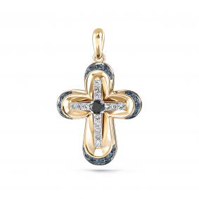 Подвеска из лимонного золота KABAROVSKY K3-2363-0100 с топазом и бриллиантом K3-2363-0100 фото