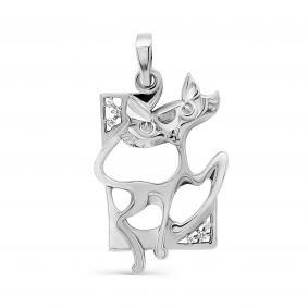 Серебряная подвеска KABAROVSKY K3-276-7900 с фианитом K3-276-7900 фото