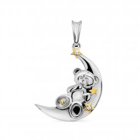 Серебряная подвеска KABAROVSKY K3-277-7987 с фианитом K3-277-7987 фото