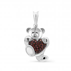 Серебряная подвеска KABAROVSKY K3-278-40389 с фианитом K3-278-40389 фото