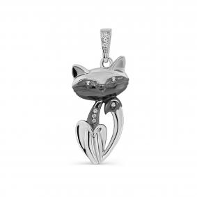 Серебряная подвеска KABAROVSKY K3-354-7989 с фианитом K3-354-7989 фото