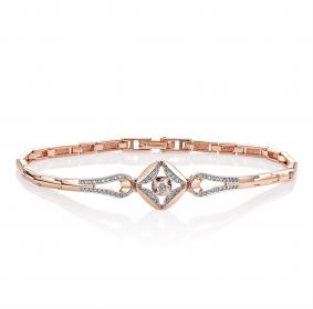 Золотой браслет KABAROVSKY K4-0016-1000 с бриллиантом K4-0016-1000 фото