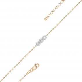 Золотой браслет KABAROVSKY K4-0077-1000 с бриллиантом K4-0077-1000 фото