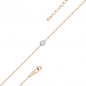 Золотой браслет KABAROVSKY K4-0080-1000 с бриллиантом K4-0080-1000 фото