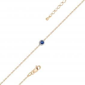 Золотой браслет KABAROVSKY K4-0082-1100 с сапфиром K4-0082-1100 фото