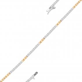 Золотой браслет KABAROVSKY K4-0089-1000 с бриллиантом K4-0089-1000 фото