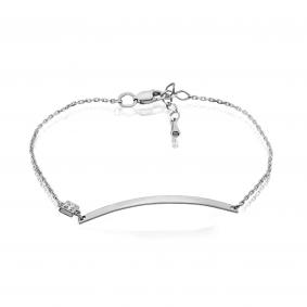 Браслет из белого золота KABAROVSKY K4-1072-1000 с бриллиантом K4-1072-1000 фото