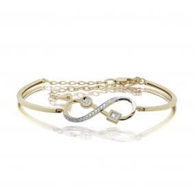 Браслет из лимонного золота KABAROVSKY K4-2061-1000 с бриллиантом K4-2061-1000 фото