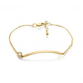 Браслет из лимонного золота KABAROVSKY K4-2070-9200 с бриллиантом K4-2070-9200 фото