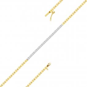 Браслет из лимонного золота KABAROVSKY K4-2088-1000 с бриллиантом K4-2088-1000 фото