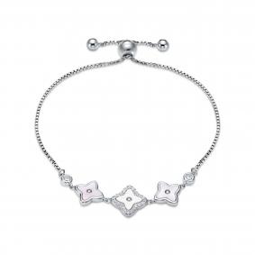 Серебряный браслет KABAROVSKY K4-7028-6200 с фианитом и перламутром K4-7028-6200 фото