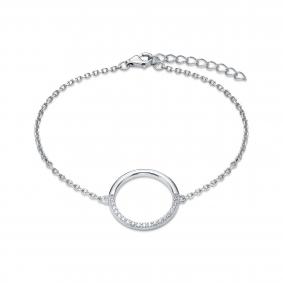 Серебряный браслет KABAROVSKY K4-7032-7900 с фианитом K4-7032-7900 фото