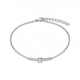 Серебряный браслет KABAROVSKY K4-7038-7900 с фианитом K4-7038-7900 фото