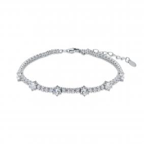 Серебряный браслет KABAROVSKY K4-7040-7900 с фианитом K4-7040-7900 фото