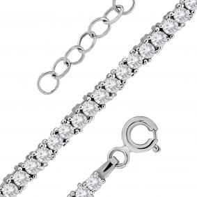 Серебряный браслет KABAROVSKY K4-9004-7900 с фианитом K4-9004-7900 фото