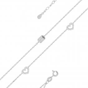 Серебряный браслет KABAROVSKY K4-9092-7900 с фианитом K4-9092-7900 фото