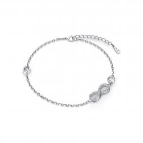 Серебряный браслет KABAROVSKY K4-9110-7900 с фианитом K4-9110-7900 фото