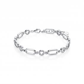 Серебряный браслет KABAROVSKY K4-9149-7900 с фианитом K4-9149-7900 фото