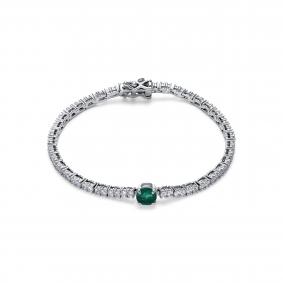 Серебряный браслет KABAROVSKY K4-9160-60400 с фианитом K4-9160-60400 фото