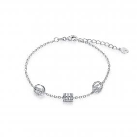 Серебряный браслет KABAROVSKY K4-9162-7900 с фианитом K4-9162-7900 фото