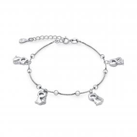 Серебряный браслет KABAROVSKY K4-9172-7900 с фианитом K4-9172-7900 фото